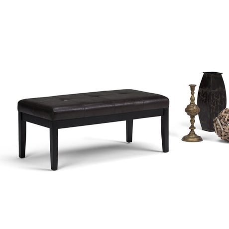Lacey - Upholstered Tufted Ottoman Bench - view 9