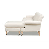 Alana - L-Shape Reversible Sectional Sofa - Light Beige by Jennifer Taylor Home | Bel Furniture