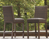 Paradise Trail - Medium Brown - Barstool (Set of 2) by Signature Design by Ashley® | Bel Furniture