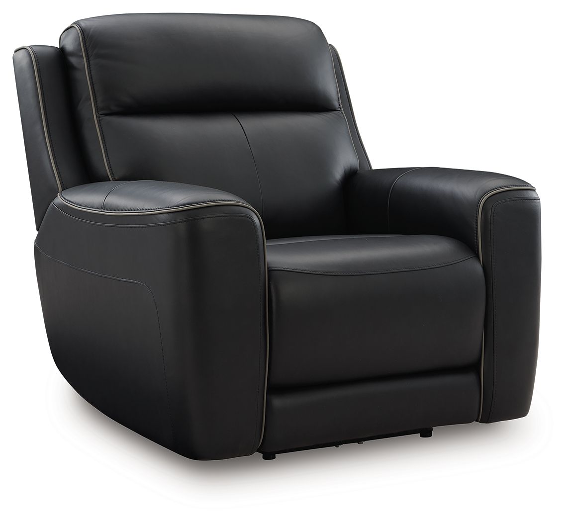 5Z-Comfort - Relaxation - Power Recliner With Adj Headrest Black by Signature Design by Ashley® | Bel Furniture