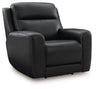 5Z-Comfort - Relaxation - Power Recliner With Adj Headrest Black by Signature Design by Ashley® | Bel Furniture