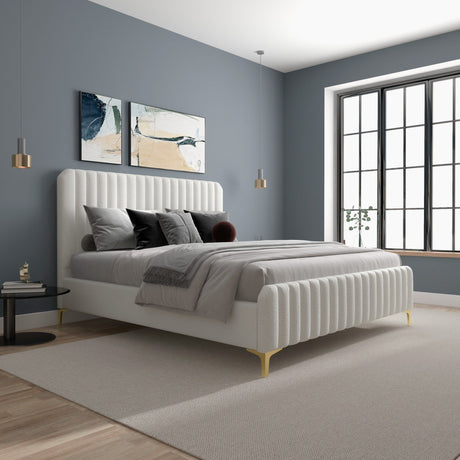 Valery - Upholstered Platform Bed - view 3