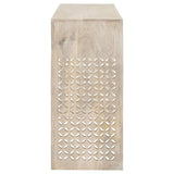 Rickman - 2-Drawer Wood Entryway Console Table - White Washed by CoasterEssence | Bel Furniture