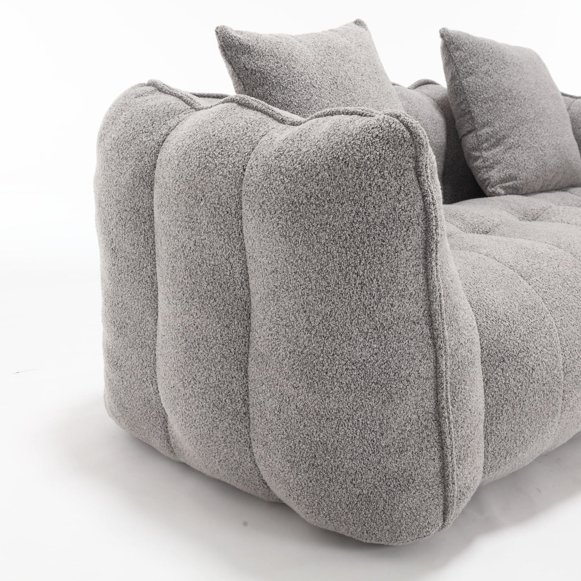 Soft Beanbag Chair With High Resilience Foam Core For Two People