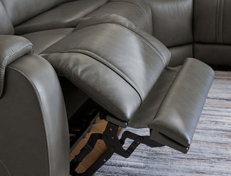 5Z - Pittson - Power Reclining Sectional - view 15