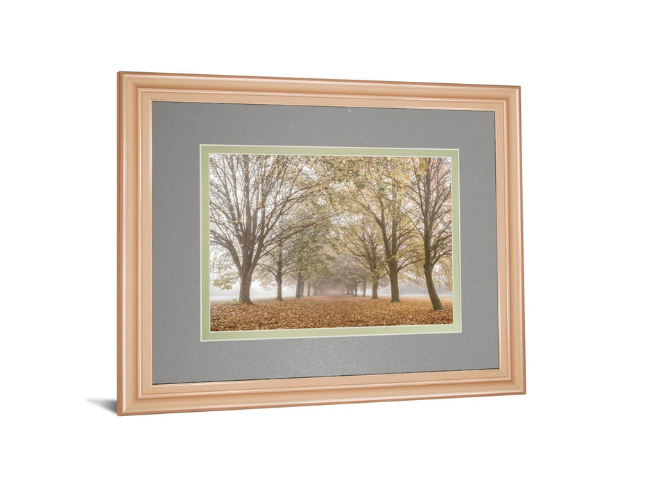 Autumn's Peace By Frank A - Framed Print Wall Art - Dark Gray