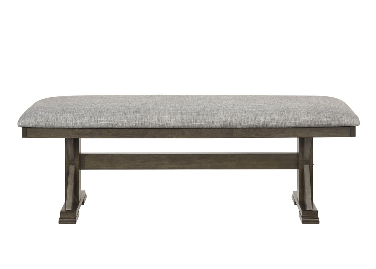 Lloyd - Bench - Brown / Gray by Crown Mark | Bel Furniture