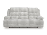 Rhines Falls - 2 Pc. - Power Reclining Sofa And Loveseat - Alloy