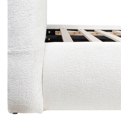Archie Puffy Grounded - Upholstered Platform Bed - view 14