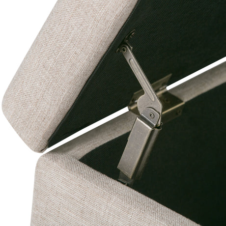 Kingsley - Upholstered Large Storage Ottoman - view 8