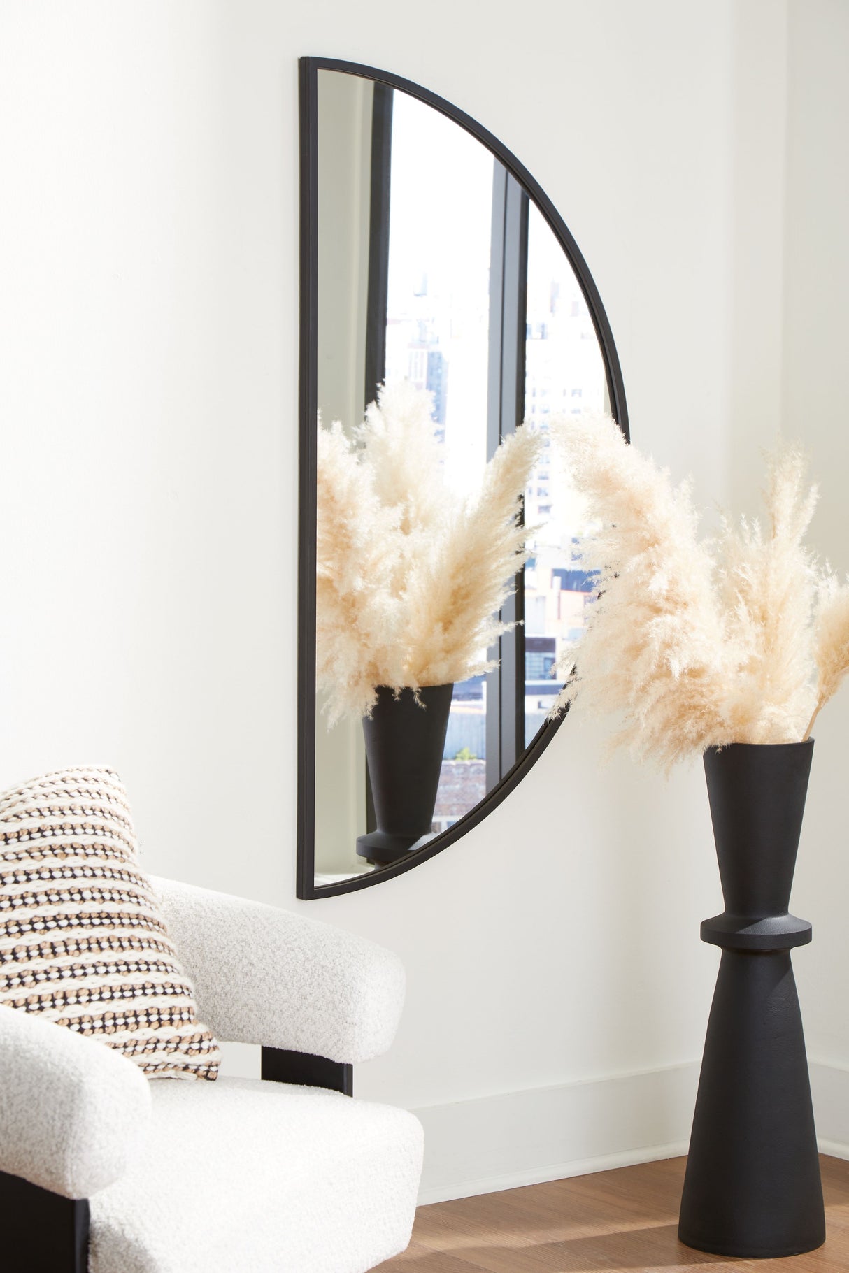 Denlow - Black - Accent Mirror by Signature Design by Ashley® | Bel Furniture