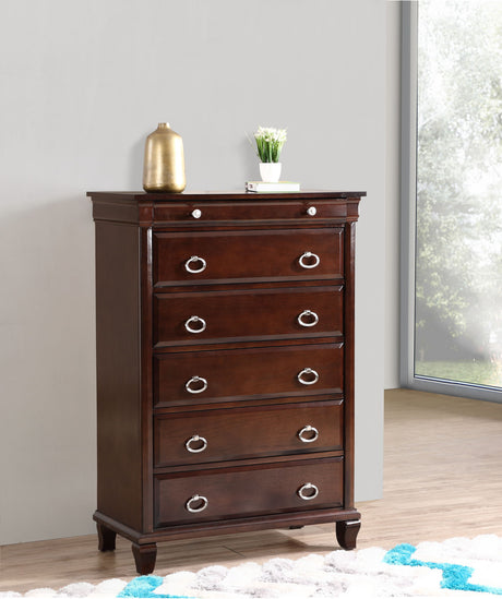 Triton - Chest - Cappuccino by Glory Furniture | Bel Furniture
