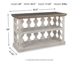 Havalance - Console Sofa Table - Gray / White