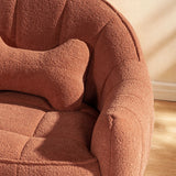 Louie - Dog Sofa Bed With Bone Pillow - Orange