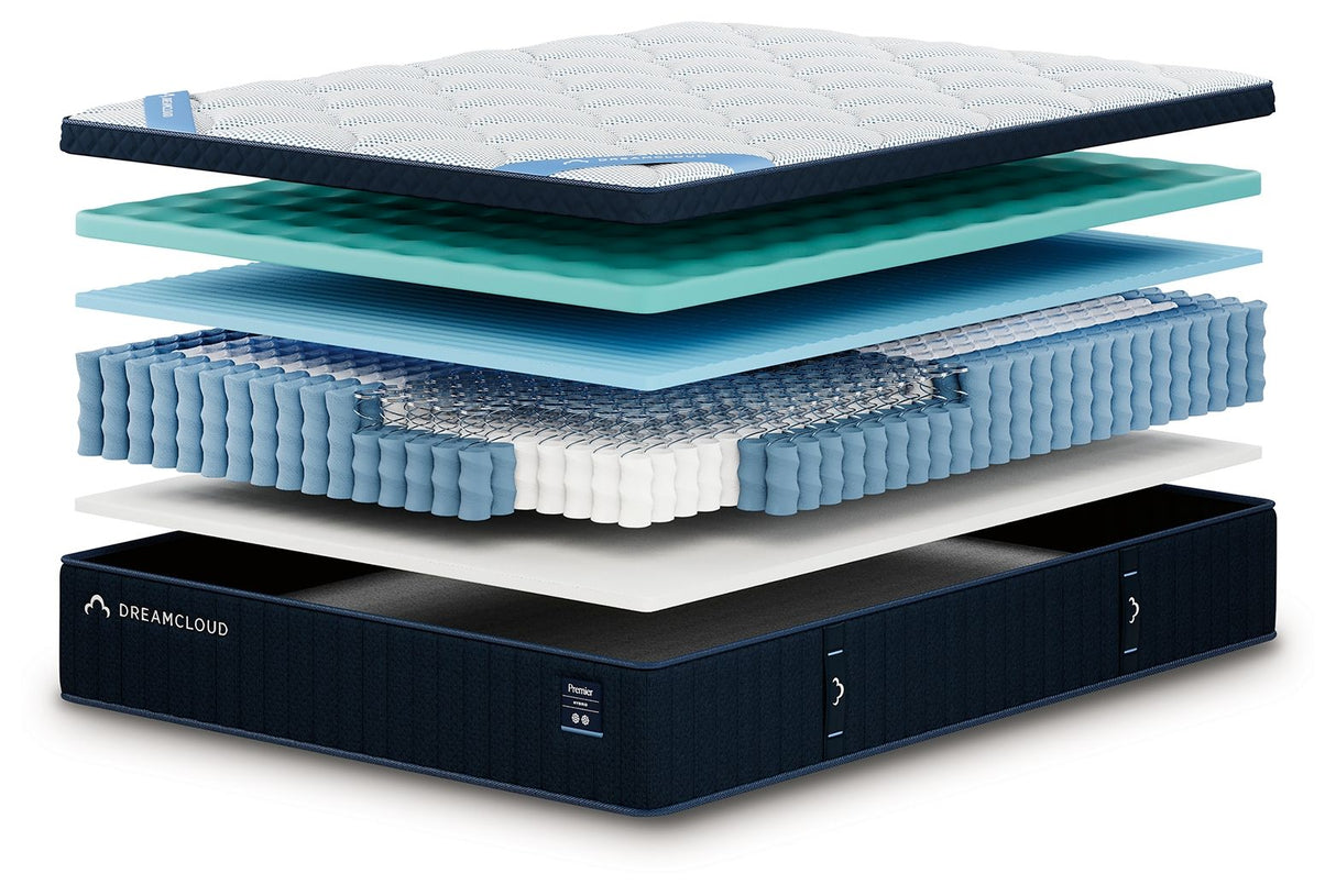 DreamCloud Hybrid Premier 4.0 - Mattress by Dreamcloud | Bel Furniture