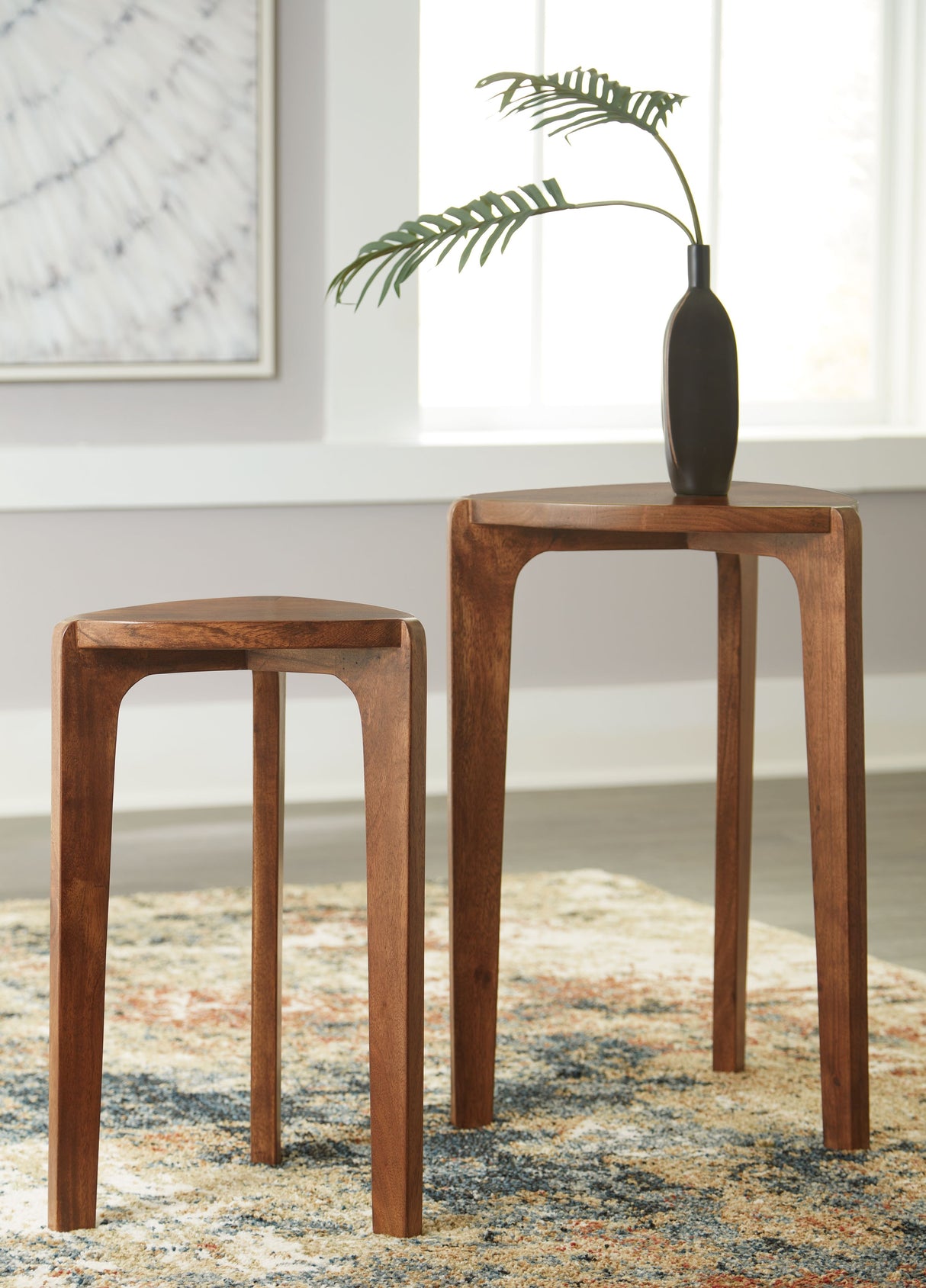 Brynnleigh - Medium Brown - Accent Table Set (Set of 2) by Signature Design by Ashley® | Bel Furniture