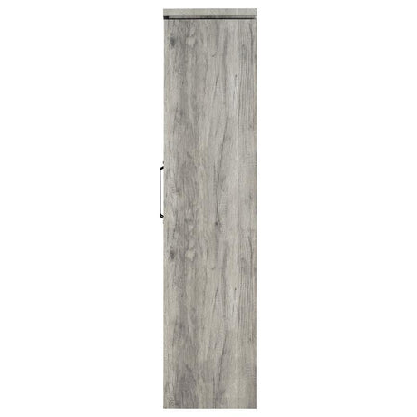 Alejo - 2 Door Engineered Wood Tall Cabinet - Gray Driftwood by CoasterEssence | Bel Furniture