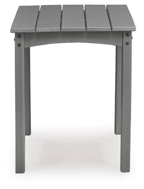 Cove Beach - Square End Table - Gray