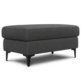 Ava - Mid Century Sofa With Ottoman Set by Simpli-Home | Bel Furniture