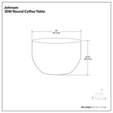 Johnsen - Handcrafted Metal Coffee Table - view 11
