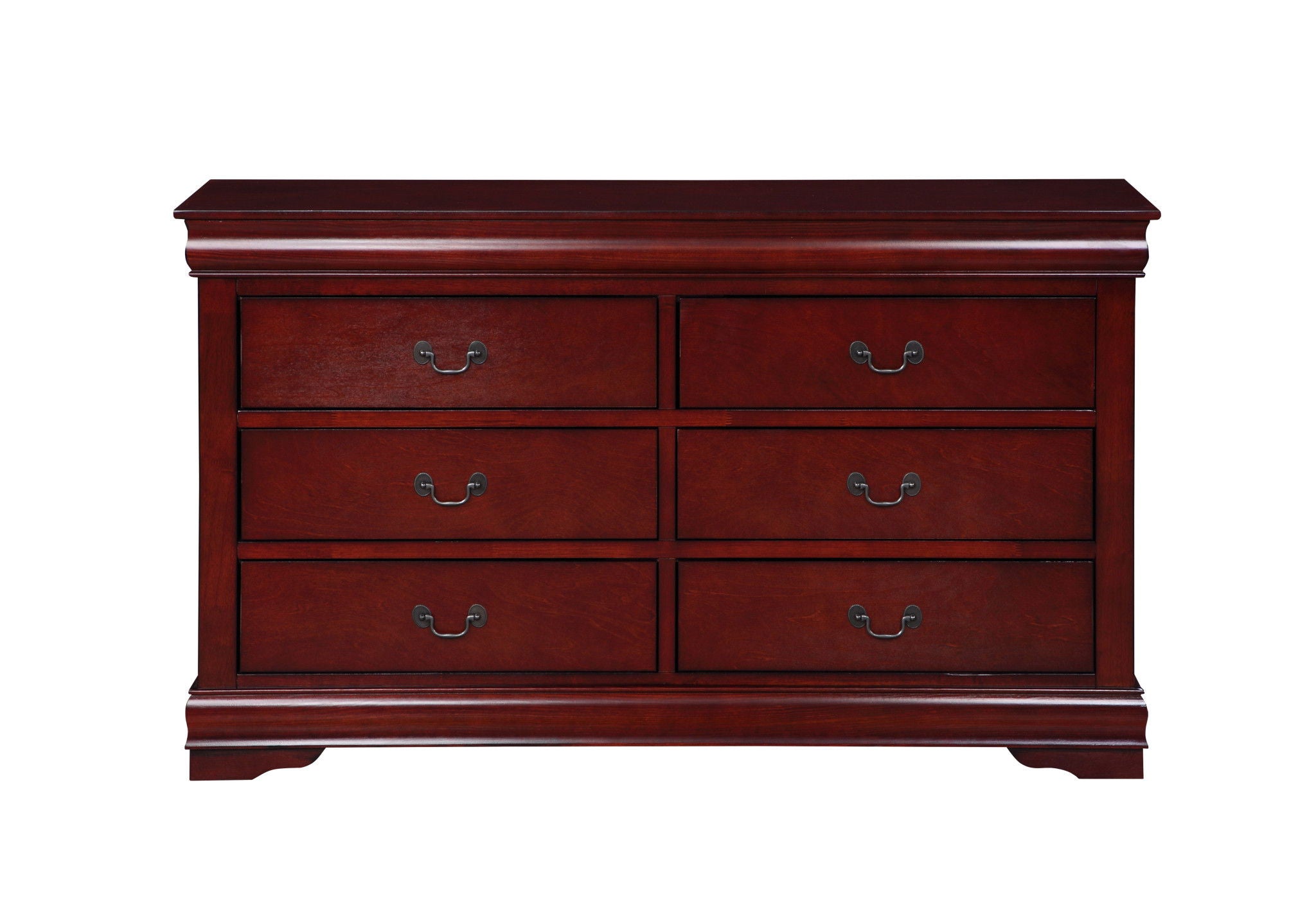 Solid Wood Double Dresser - Brown