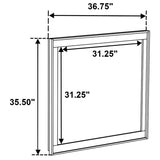 Henderson - Dresser Mirror - Medium Oak