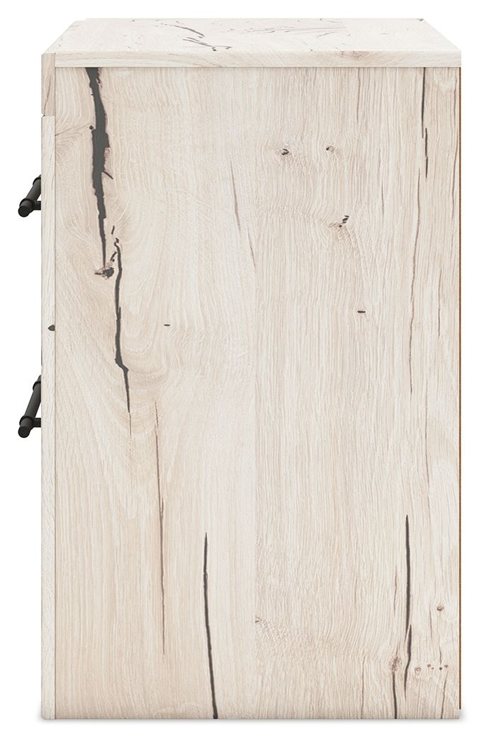 Lawroy - Light Natural - Two Drawer Night Stand by Benchcraft® | Bel Furniture