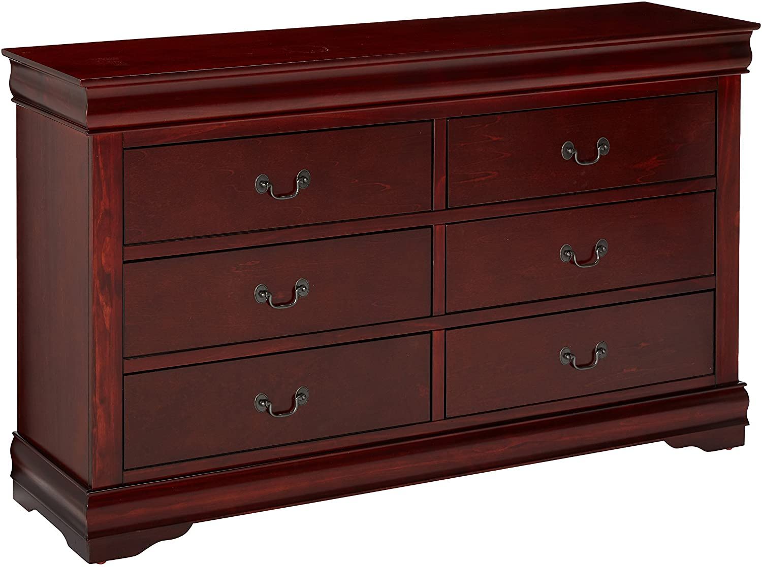 Solid Wood Double Dresser - Brown