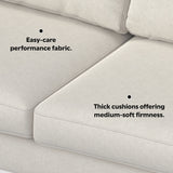 Ava - Mid Century Sofa With Ottoman Set by Simpli-Home | Bel Furniture