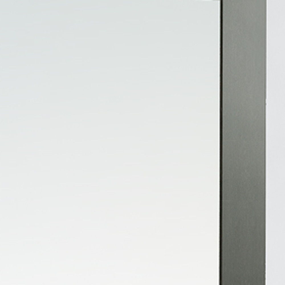 79" Veneer And Glass Mirror - Wenge