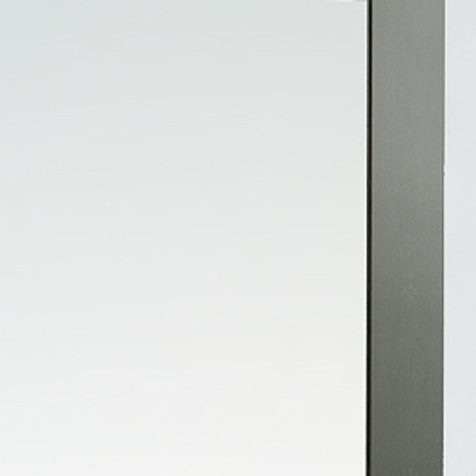 79" Veneer And Glass Mirror - Wenge