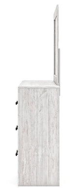 Cayboni - Whitewash - Dresser And Mirror by Signature Design by Ashley® | Bel Furniture