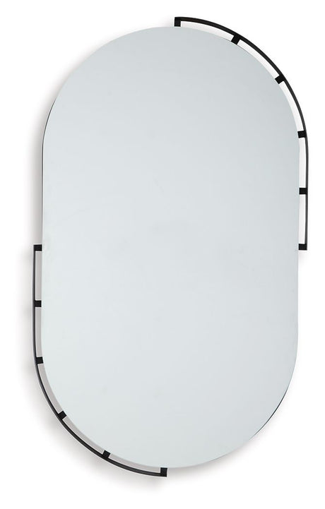 Valkings - Black - Accent Mirror by Signature Design by Ashley® | Bel Furniture
