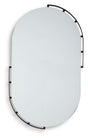 Valkings - Black - Accent Mirror by Signature Design by Ashley® | Bel Furniture