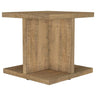 Cortona - Square Engineered Wood Table Light Brown End Tables by Coaster Fine Furniture | Bel Furniture