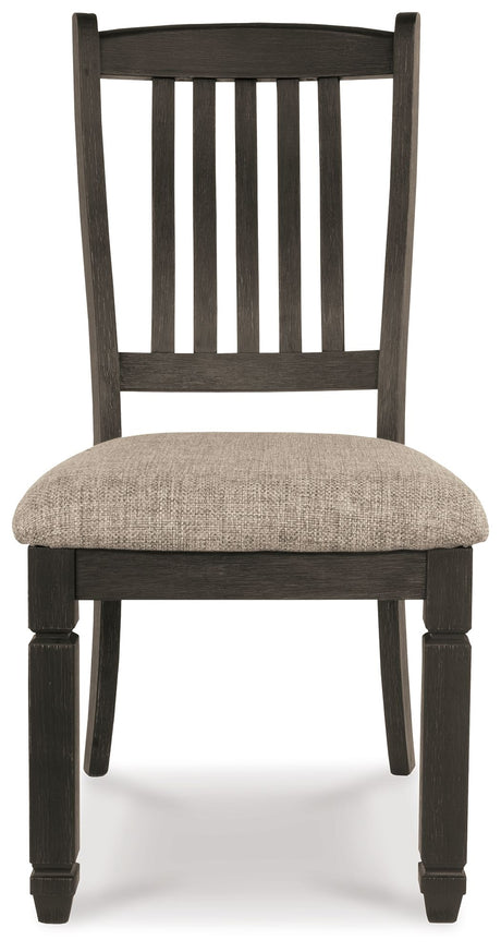 Tyler Creek - Black / Grayish Brown - Dining UPH Side Chair (Set of 2) - Slatback by Signature Design by Ashley® | Bel Furniture