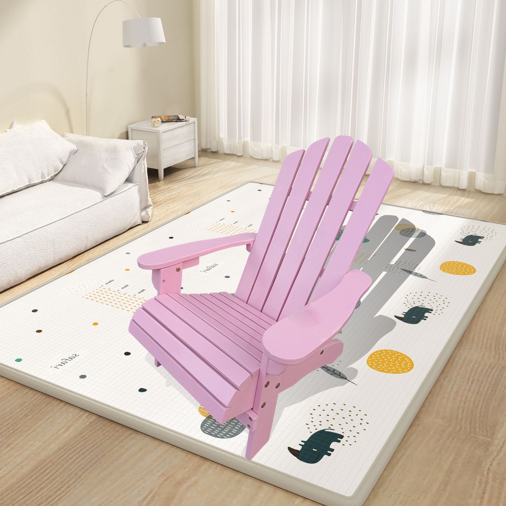 Outdoor Or Indoor Children Adirondack Chair