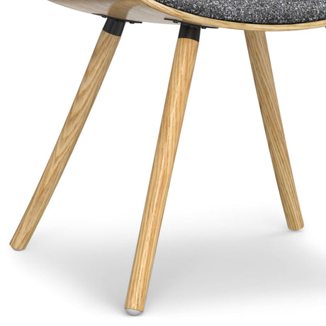Malden - Bentwood Dining Chair With Wood Back - view 3