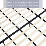 Carmen - Full Size Upholstered Wingback Bed - Ivory