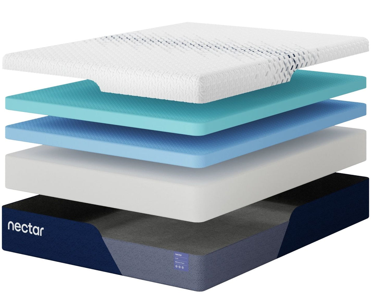 Nectar Luxe Memory Foam 5.1 - Mattress by Nectar | Bel Furniture