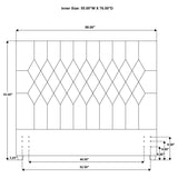 Chloe - Upholstered Panel Headboard