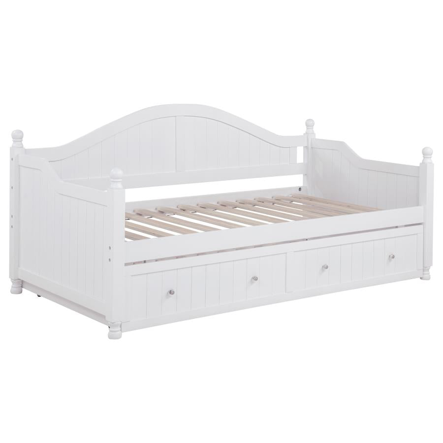 家具 Anneru single bed Julie Ann - Arched Back Day Bed With Trundle by Coaste | BEL Furniture