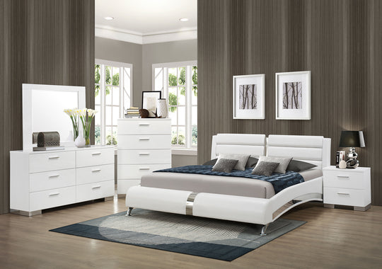 Jeremaine Bedroom Set White
