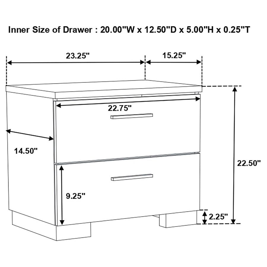 Jeremaine Bedroom Set White