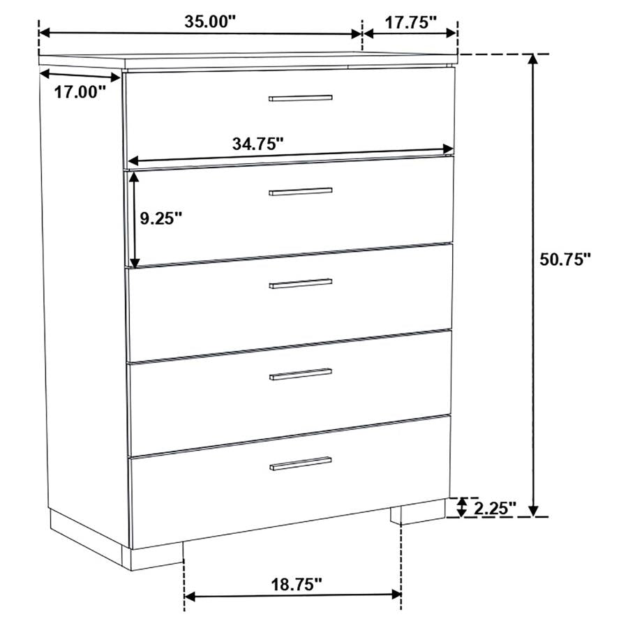 Jeremaine Bedroom Set White