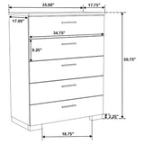 Jeremaine Bedroom Set White