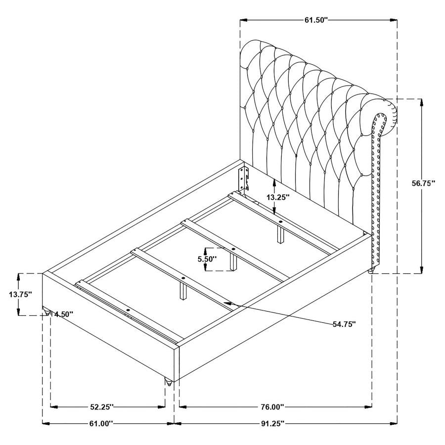Devon - Upholstered Panel Bed