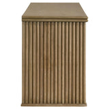 Adina - 70" TV Stand Media Console - Distressed Light Brown