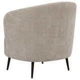 Ellorie - Upholstered Channel Back Curved Chair - Beige by Coaster Fine Furniture | Bel Furniture