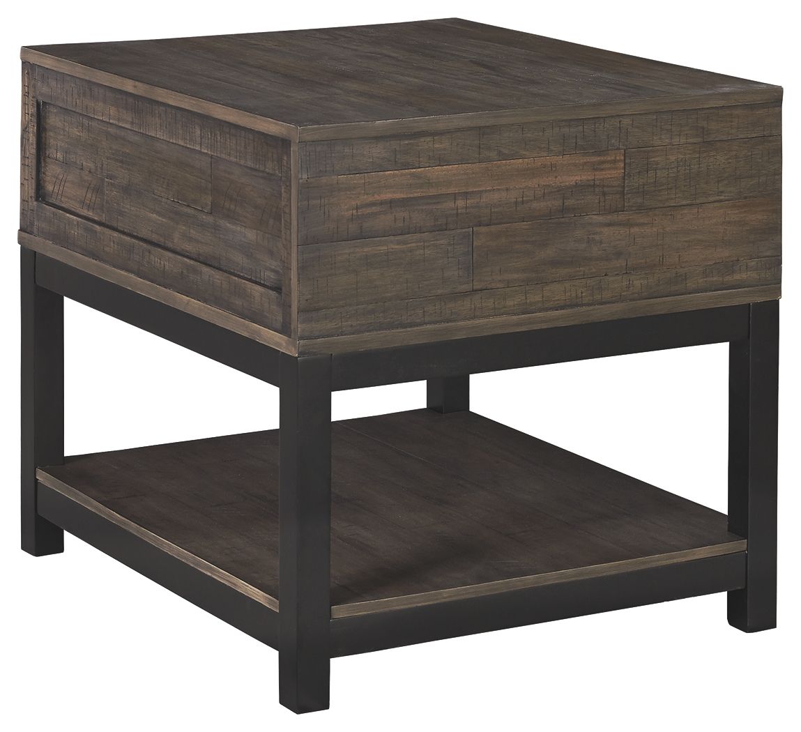 Johurst - Grayish Brown - Rectangular End Table by Signature Design by Ashley® | Bel Furniture
